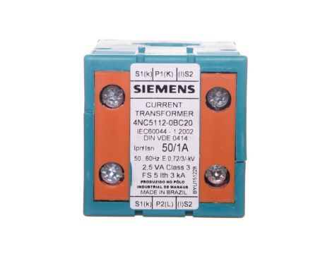 Przekładnik prądowy nasadzany kl. 3 50A/1A 2,5 VA 4NC5112-0BC20
