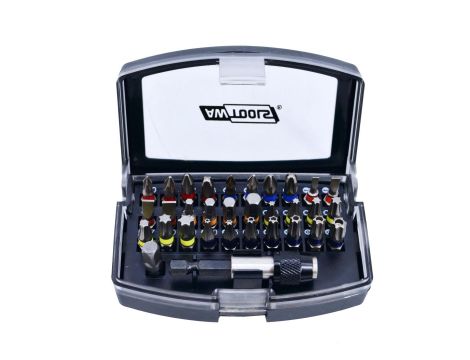 AWTOOLS ZESTAW BITÓW KOŃCÓWEK WKRĘTAKOWYCH S2 32cz.