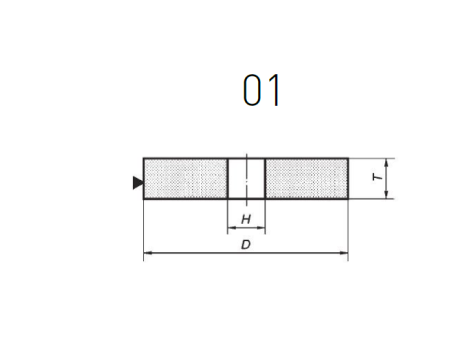 NORTON ŚCIERNICA-01 200mm x 20mm x 32mm 8L10A606K8VS3. - 4