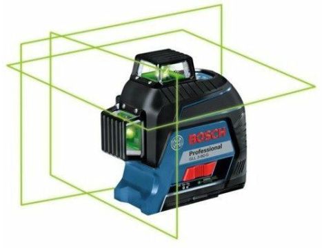BOSCH LASER PŁASZCZYZNOWY GLL 3-80 G ZIELONY WALIZKA 0601063Y00