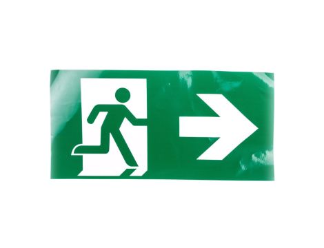 Piktogram PV25 w prawo 200x400 ISO7010 bez loga