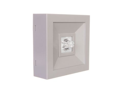 Oprawa awaryjna LOVATO N LED 3W 330lm (opt. koryt.) 1h jednozadaniowa szara LVNC/3W/C/1/SE/X/GR