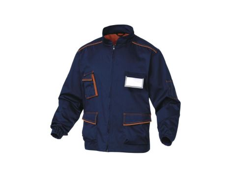 Bluza PANOSTYLE z poliestru (65) bawełny (35) 235 g/m2 kolor granatowo-pomarańczowy rozmiar 3XL CORP M6VESBM3X