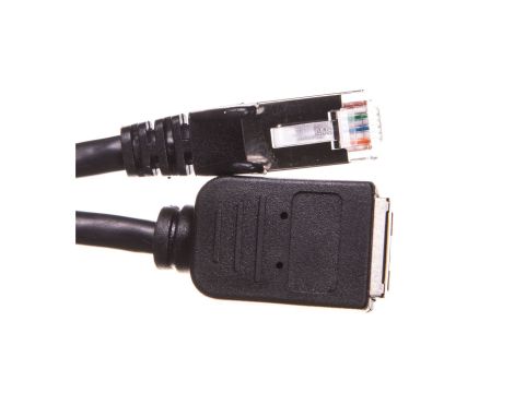 Przedłużacz kabla krosowego F/UTP kat.5e czarny 10m 91885