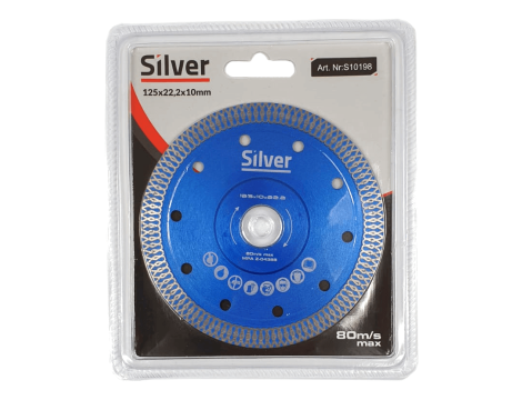 TARCZA DIAMENTOWA DO GRESU 125x22,2 / SILVER