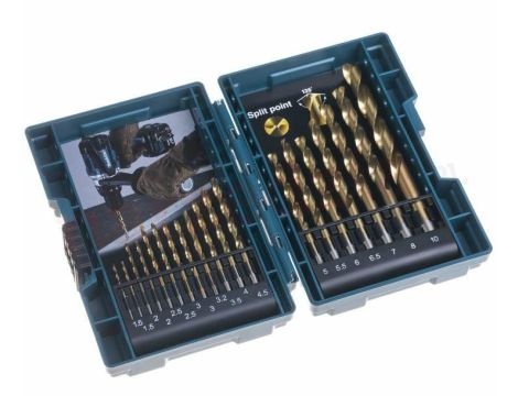 MAKITA ZEST.WIERT.TYTAN HSS-G TIN 19szt.
