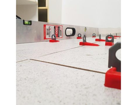 AWTOOLS SYSTEM POZIOMOWANIA PŁYTEK LEVEL UP 1,0mm - KLIN 150szt. - 3