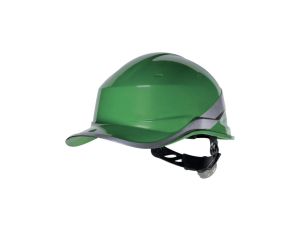 Hełm ochronny o kształcie czapeczki baseball DIAMOND V, kolor: zielony, rozmiar: regulowany / DIAM5VEFL