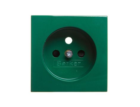 S.1/B.3/B.7 Płytka czołowa gniazda z/u z przesłonami zielony połysk 3965768963