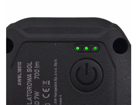 AWTOOLS BLACK LINE LATARKA WARSZTATOWA SOL CREE LED + COB LED - 4