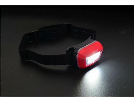 AWTOOLS LATARKA CZOŁOWA FRONTE COB LED Z CZUJNIKIEM RUCHU BLACK LINE - 2