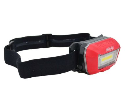 AWTOOLS LATARKA CZOŁOWA FRONTE COB LED Z CZUJNIKIEM RUCHU BLACK LINE - 3