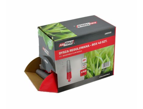 AWTOOLS DYSZA REGULOWANA BOX-40szt. - 2