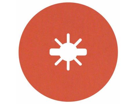 BOSCH FIBRA KRĄŻEK X-LOCK INOX 125 gr. 80 R782 /25szt. %%% 2608621826 - 2