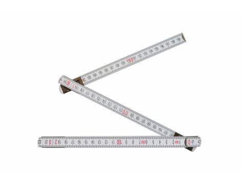 AWTOOLS MIARA SKŁADANA DREWNIANA 2m - 2