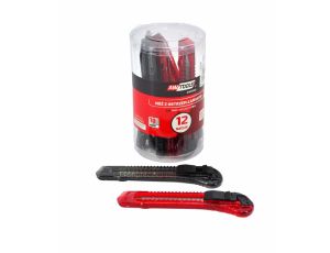 AWTOOLS NOŻYK DO TAPET 18mm / 12 szt. W TUBIE