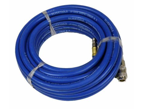 PRZEWÓD / WĄŻ PNEUMATYCZNY 6 x 13mm 5m GUMOWY, ZE ZŁĄCZKAMI