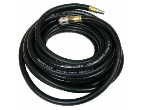 PRZEWÓD / WĄŻ PNEUMATYCZNY10 x 17mm 20m GUMOWY, ZE ZŁĄCZKAMI