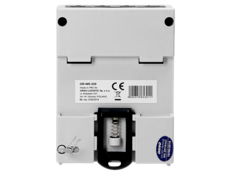 ORNO 3-fazowy licznik energii elektrycznej, 80A, MID, 3 moduły, DIN TH-35mm - 2