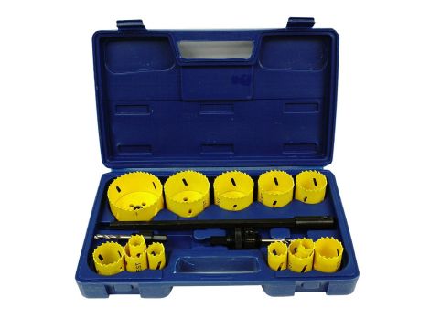 OTWORNICA 17cz. BI-METAL /SILVER / WALIZKA PVC