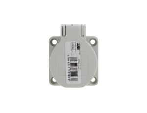 Gniazdo SCHUKO 16A 230V IP54 tylne szare 105-0gs