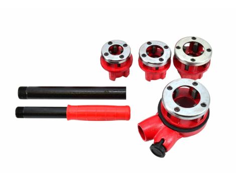 AWTOOLS GWINTOWNICA DO RUR 4szt. 1/2", 3/4", 1", 1-1/4"  ZESTAW WALIZKA - 2
