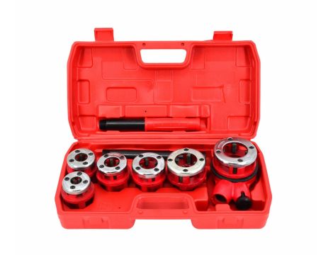 AWTOOLS GWINTOWNICA DO RUR 6szt. 1/4", 3/8",1/2", 3/4", 1", 1-1/4"  ZESTAW WALIZKA