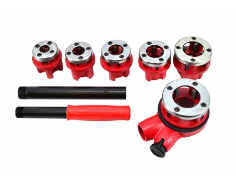 AWTOOLS GWINTOWNICA DO RUR 6szt. 1/4", 3/8",1/2", 3/4", 1", 1-1/4"  ZESTAW WALIZKA - 2
