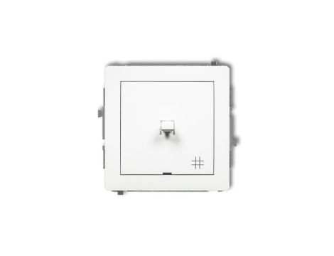 DECO Mechanizm łącznika krzyżowego w stylu amerykańskim, biały mat 25DWPUS-6