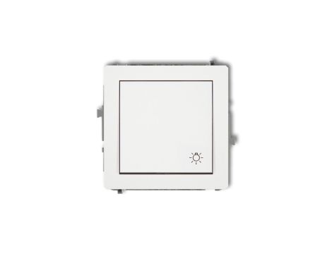 DECO Mechanizm łącznika zwierny światło, biały mat 25DWP-5