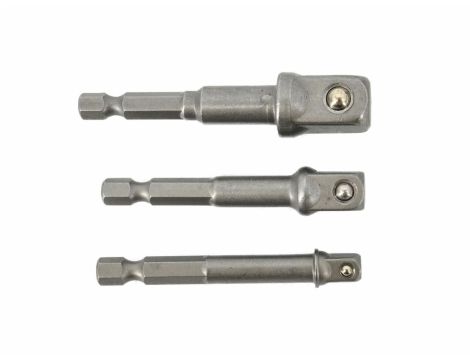 AWTOOLS ADAPTERY DO NASADEK HEX 3szt. 1/4``-3/8``-1/2``