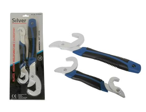 KLUCZE UNIWERSALNE  2szt. /SILVER