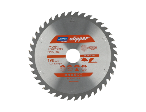 NORTON PIŁA TARCZOWA 190mm x 30mm x 40z DREWNO I KOMPOZYTY ATB (2,8 / 1,8)