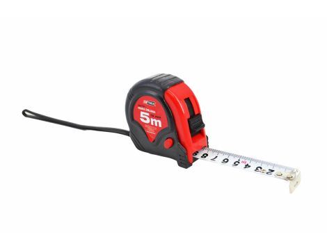 AWTOOLS MIARA ZWIJANA CZERWONO-CZARNA 7.5m x 25mm - 2