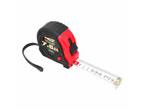 AWTOOLS MIARA ZWIJANA CZERWONO-CZARNA 7.5m x 25mm - 4
