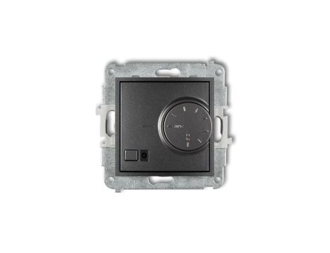 ICON Mechanizm elektronicznego regulatora temperatury z czujnikiem podpodłogowym grafitowy 11IRT-1