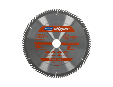 NORTON PIŁA TARCZOWA 250mm x 30mm x 96z DREWNO I KOMPOZYTY ATB (3,2 / 2,2)