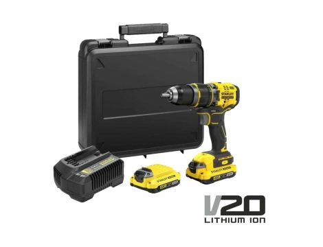 STANLEY WIERTARKO-WKRĘTARKA UDAROWA V20 80Nm 2x2,0Ah SFMCD721D2K