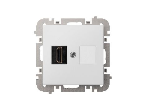 SANTRA gniazdo 1xHDMI bez ramki podtynkowe biały 4191-10