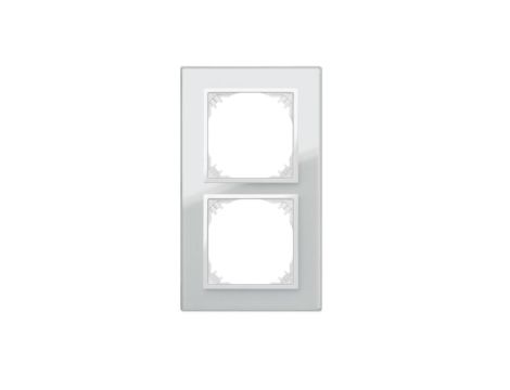 SANTRA ramka podwójna szkło biały 4172-62