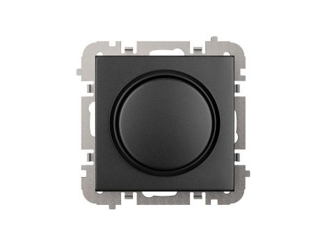 SANTRA ściemniacz LED obrotowy bez ramki podtynkowy czarny 4107-19