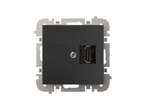 SANTRA gniazdo 1xHDMI bez ramki podtynkowe czarny 4191-19