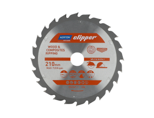 NORTON PIŁA TARCZOWA 210mm x 30mm x 24z DREWNO I KOMPOZYTY ATB (2,8 / 1,8)