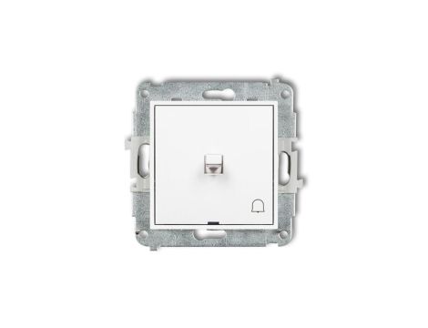 MINI Mechanizm łącznika zwierny dzwonek w stylu amerykańskim biały mat 25MWPUS-4
