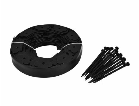 AWTOOLS OBRZEŻE TRAWNIKOWE ECO-BORDER 10M / CZARNE - 2