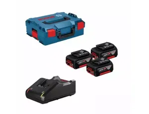 BOSCH AKUMULATOR 18V  5,0Ah 3szt. +ŁADOWARKA GAL 18V-40 LB 0615990L3T