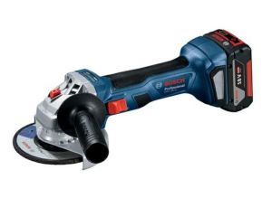 BOSCH SZLIFIERKA KĄTOWA 125mm GWS 180-LI 2x4,0Ah WALIZKA 06019H9021