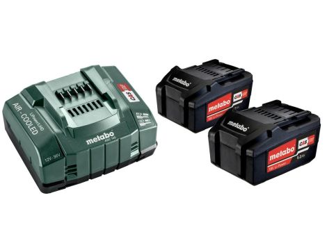 METABO AKUMULATOR 18V 5,2Ah x2 +ŁADOW.