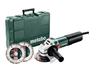 METABO SZLIFIERKA KĄT.125 /WEQ 1400-125 +2 TARCZE DIAMENTOWE WALIZKA