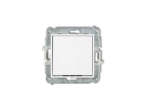 MINI Mechanizm łącznika krzyżowego (jeden klawisz bez piktogramu) biały mat 25MWP-6.1